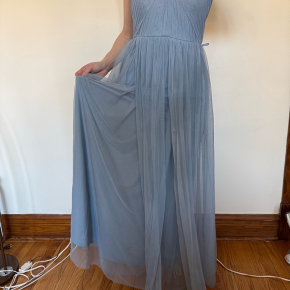 Birdie Grey chiffon bridesmaid/wedding guest dress - Picture 9 of 11